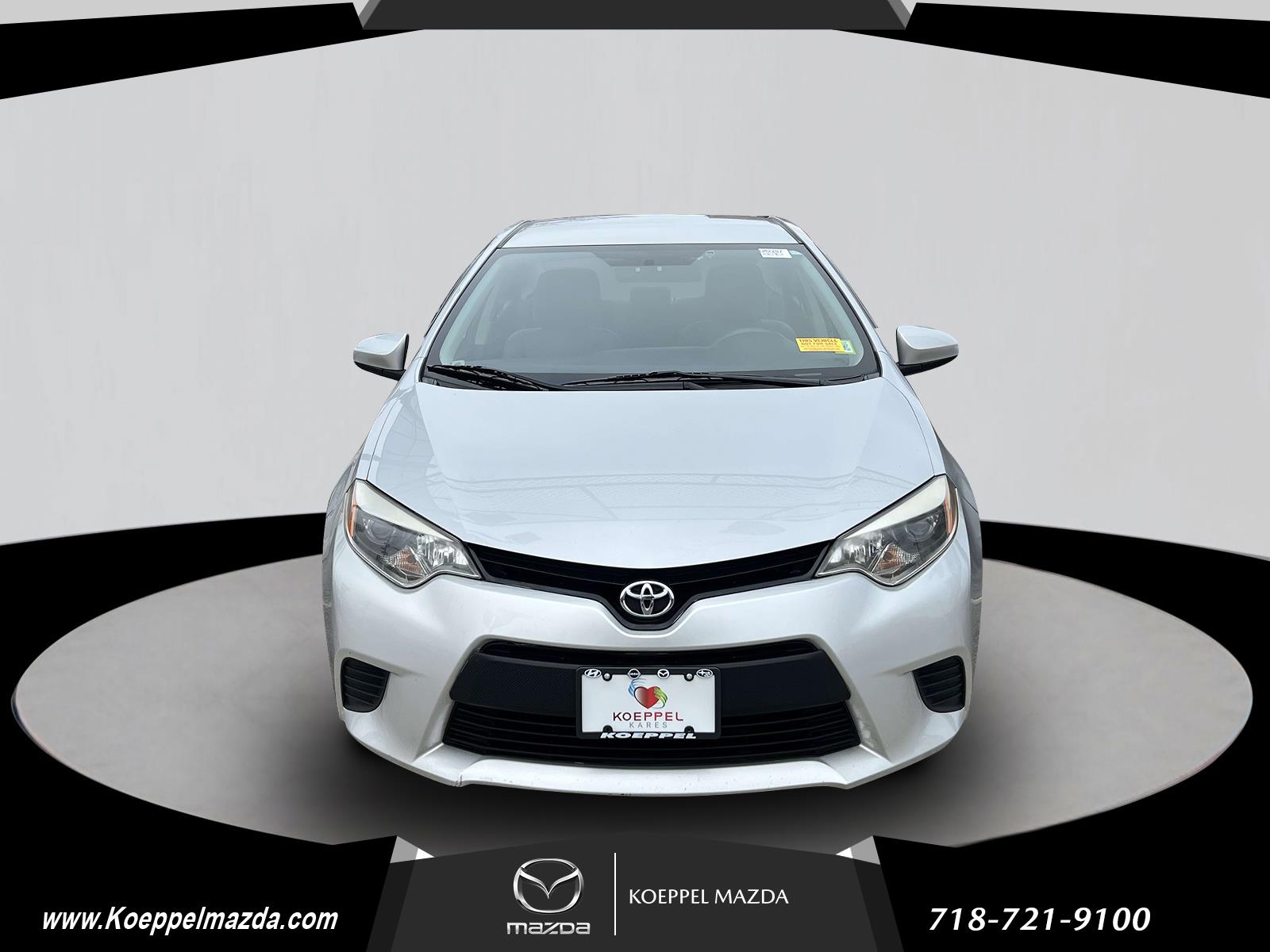 Used 2015 Toyota Corolla L with VIN 2T1BURHE3FC250378 for sale in Jackson Heights, NY