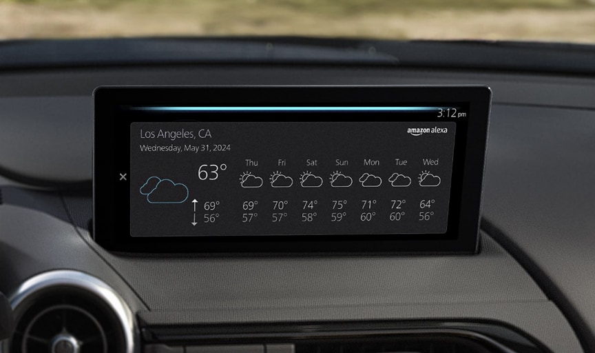 Alexa Built-in infotainment system