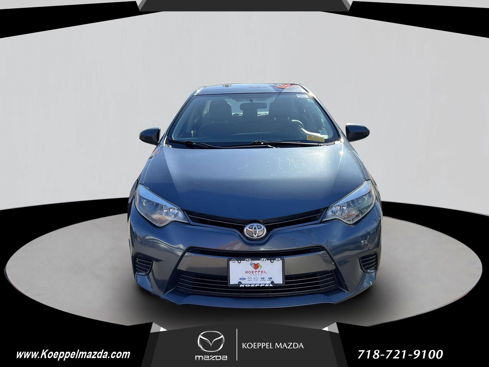 Used 2016 Toyota Corolla LE with VIN 2T1BURHE6GC738709 for sale in Jackson Heights, NY