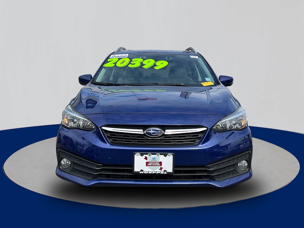 Certified 2022 Subaru Impreza Premium Hatchback