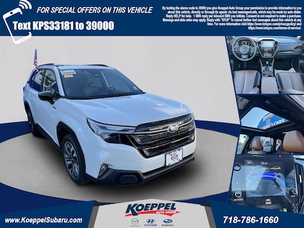 Featured Pre-owned  2025 Subaru Forester Touring SUV JF2SLSTD7SH423318 for sale in Long Island City, NY near Brooklyn