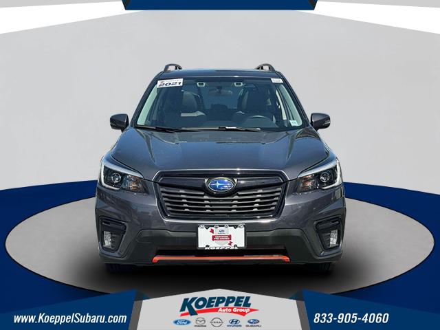 Certified 2021 Subaru Forester Sport with VIN JF2SKARC9MH573302 for sale in Long Island City, NY