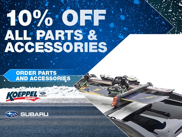Subaru 2024 parts coupons