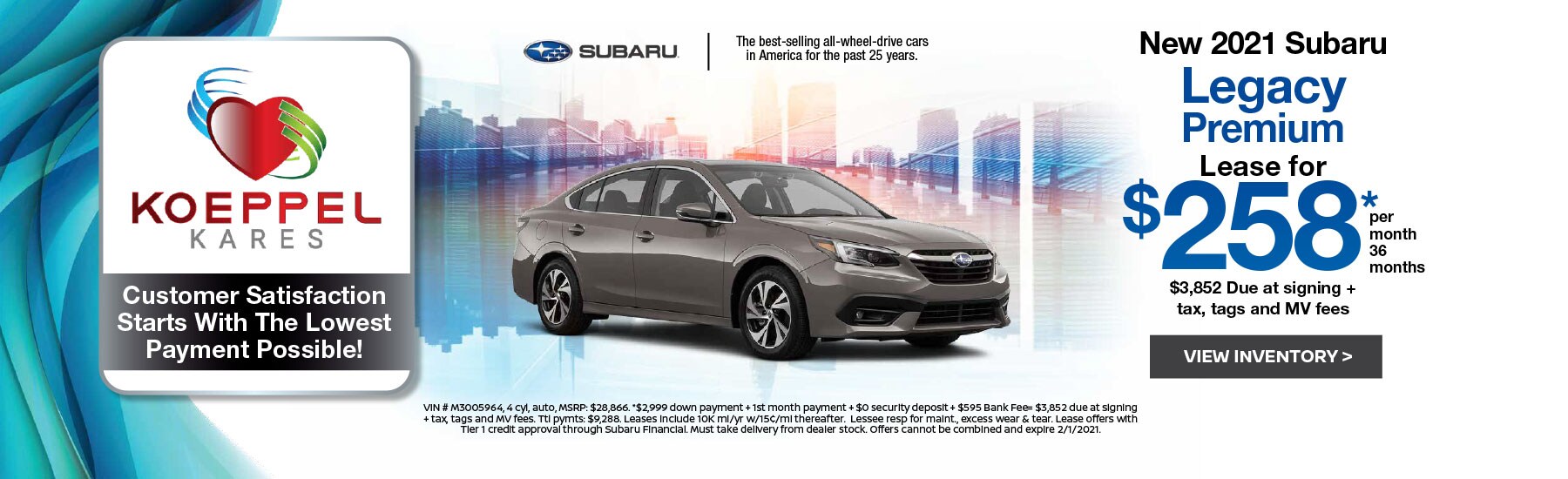 New Subaru & Used Car Dealer in Queens, NYC Koeppel Subaru