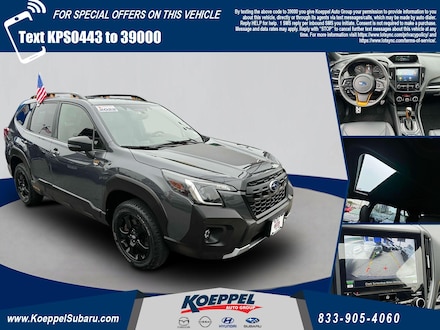 Featured Pre-owned  2022 Subaru Forester Wilderness SUV JF2SKAMC3NH520443 for sale in Long Island City, NY near Brooklyn