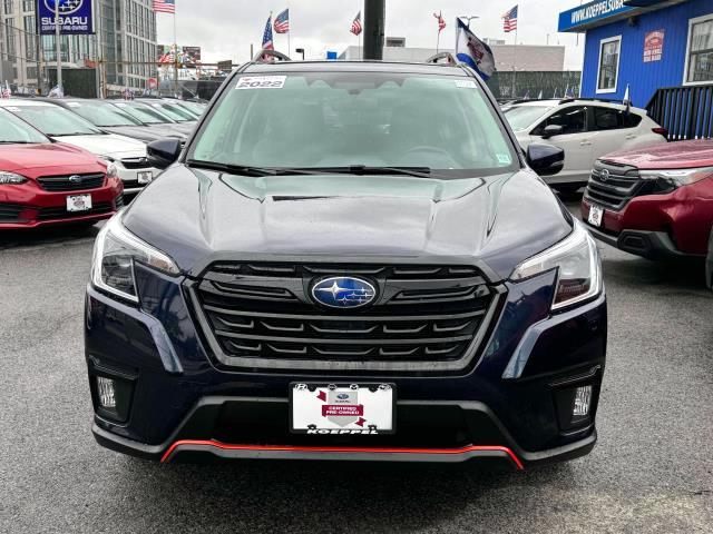Certified 2022 Subaru Forester Sport with VIN JF2SKAJC3NH458773 for sale in Long Island City, NY