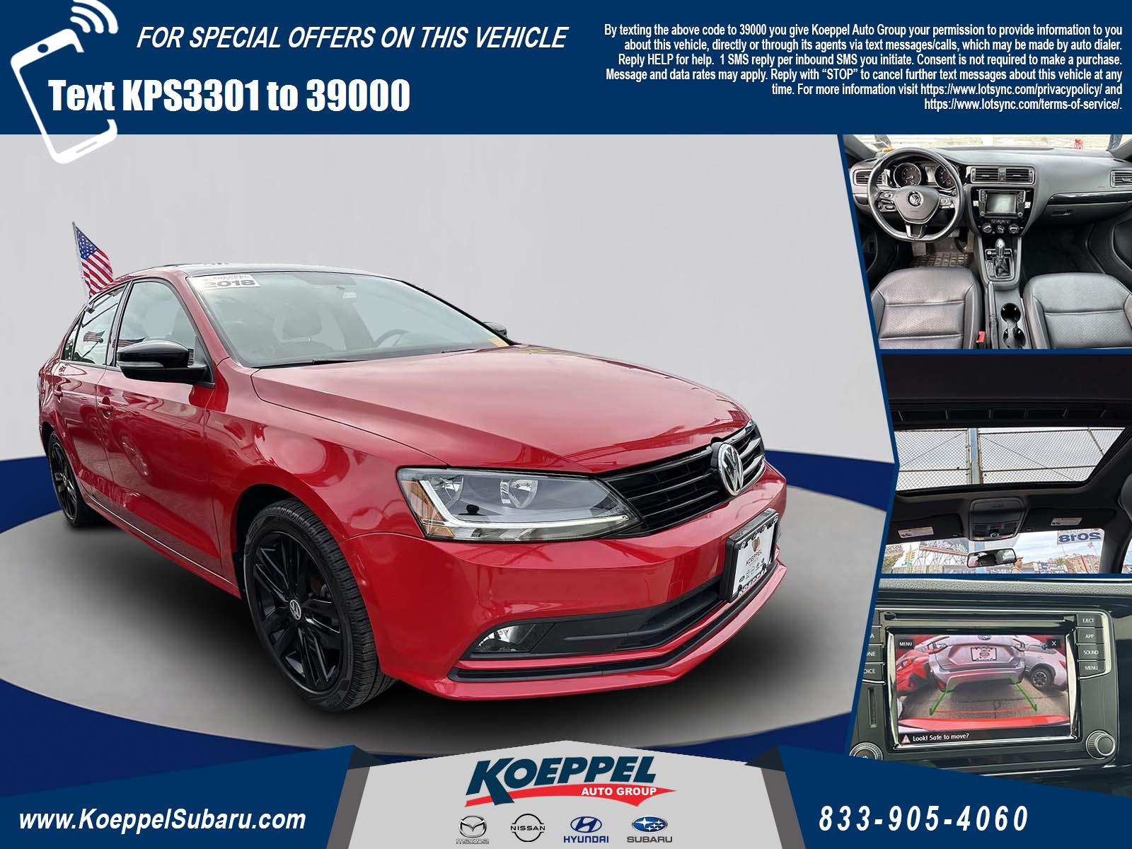 2018 Volkswagen Jetta SE Sport