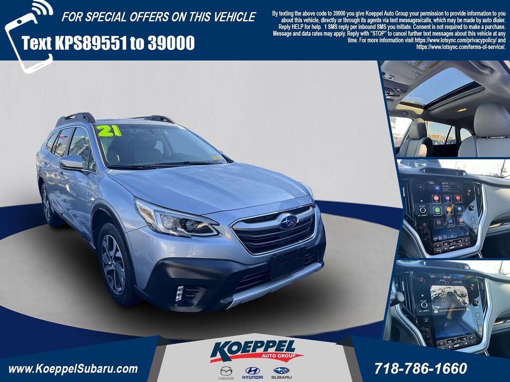 Certified 2021 Subaru Outback Limited SUV