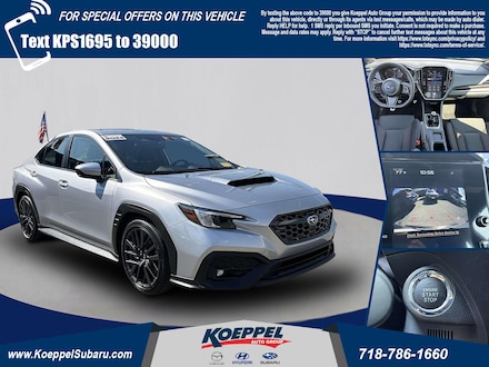 Featured Pre-owned  2024 Subaru WRX Premium Sedan JF1VBAH63R9801695 for sale in Long Island City, NY near Brooklyn