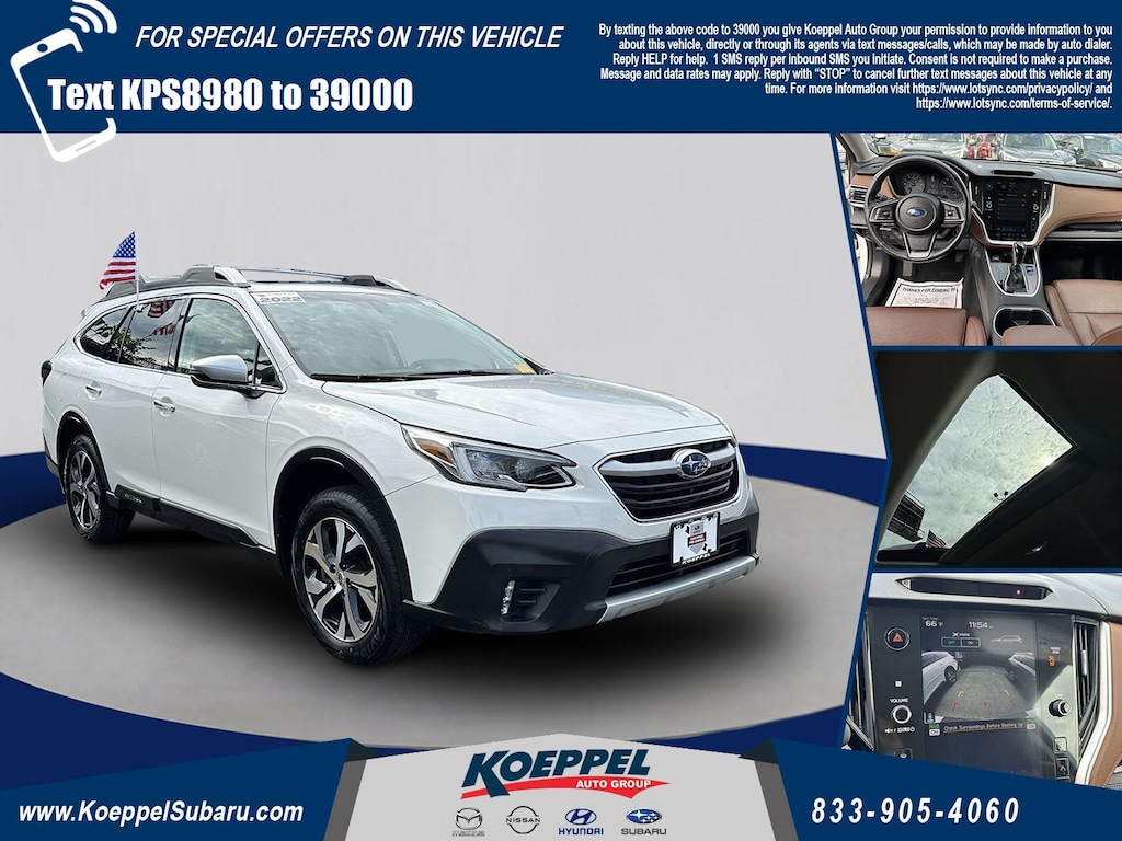 Certified 2022 Subaru Outback Touring SUV