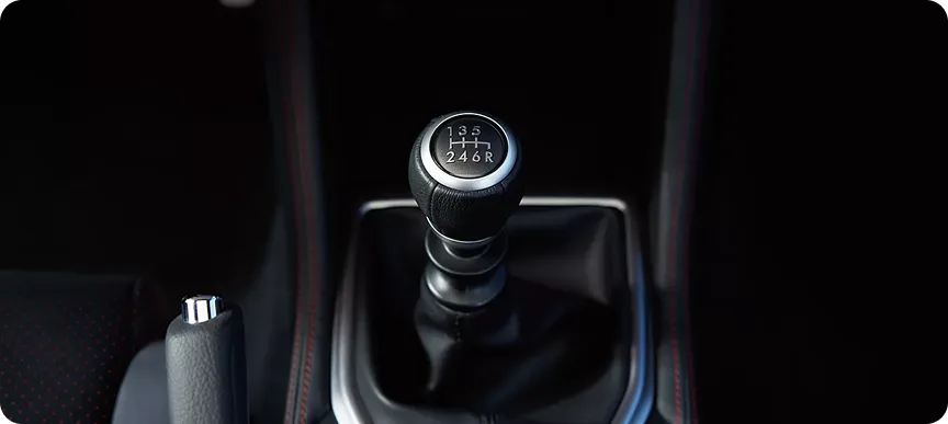 Quick-Shifting 6-Speed Manual Transmission