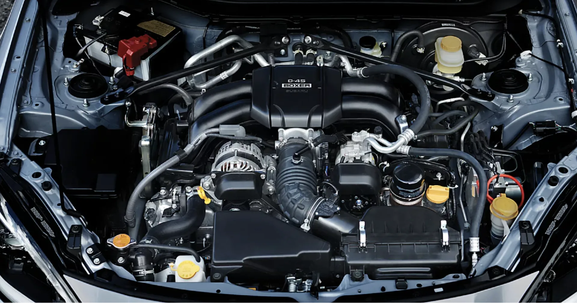 228-hp 2.4-liter direct- and port-injected SUBARU BOXER® engine