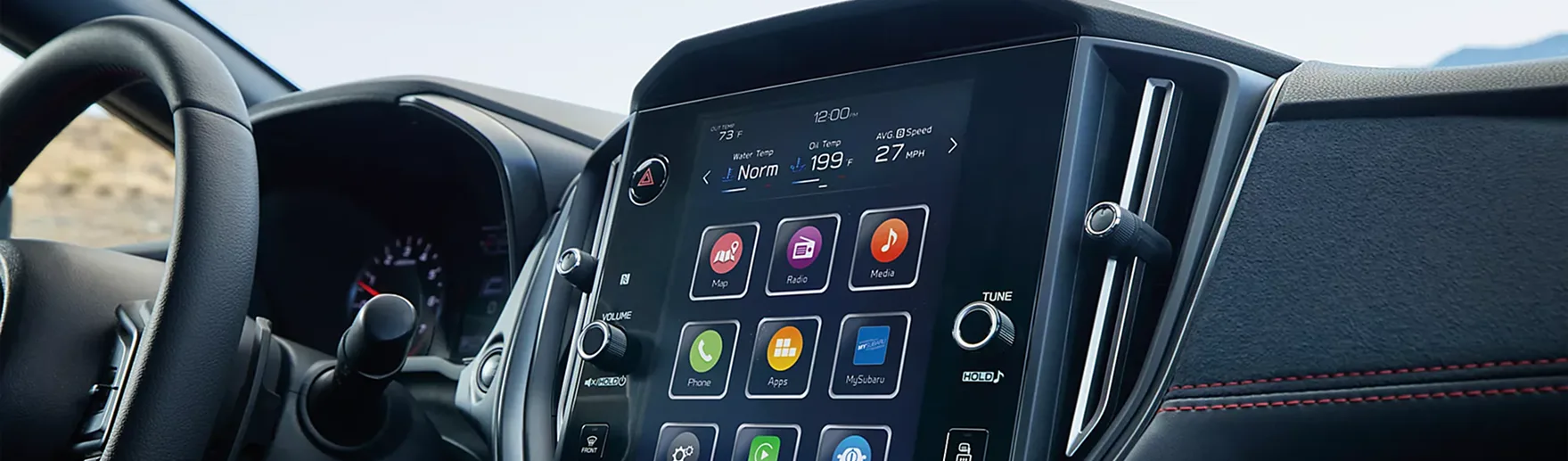 Subaru Multimedia System with Standard 11.6-inch Touchscreen