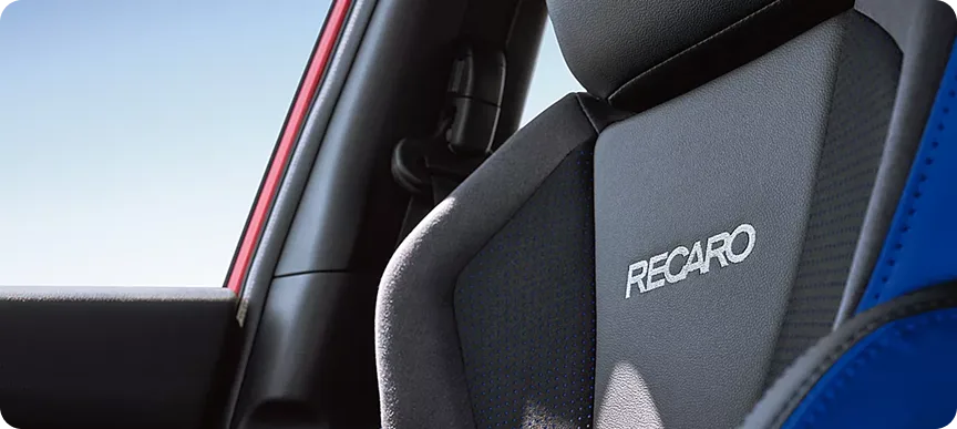 Performance-Focused Interior with Recaro Front Seats