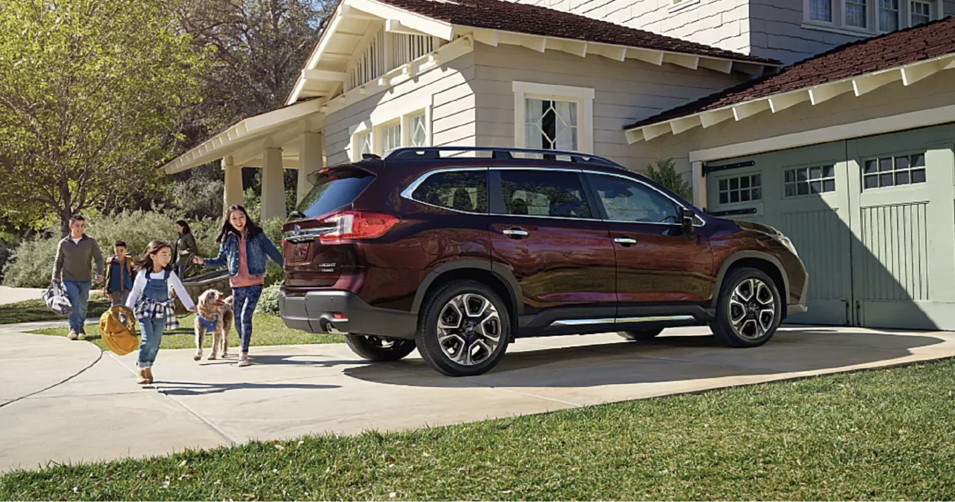 2026 Subaru Ascent Touring shown in Dark Mahogany Pearl