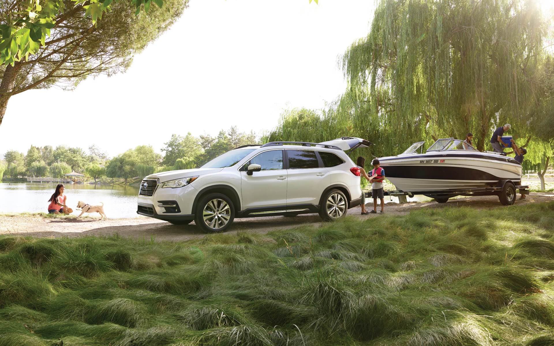 2019 Subaru Ascent Crossover Towing Boat