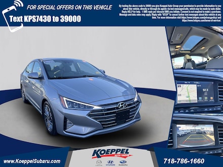 2020 Hyundai Elantra Limited Sedan 5NPD84LF0LH607430
