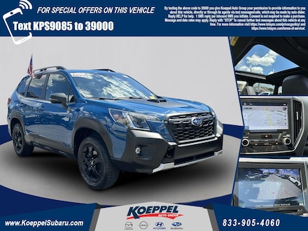 Featured Pre-owned  2023 Subaru Forester Wilderness SUV JF2SKAMC1PH549085 for sale in Long Island City, NY near Brooklyn
