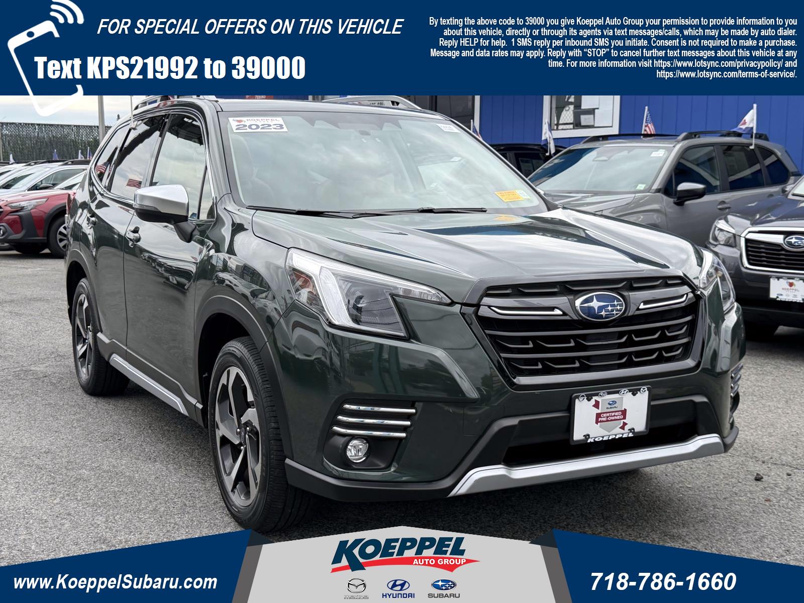2023 Certified Used Subaru Forester SUV US8428 in Queens NY