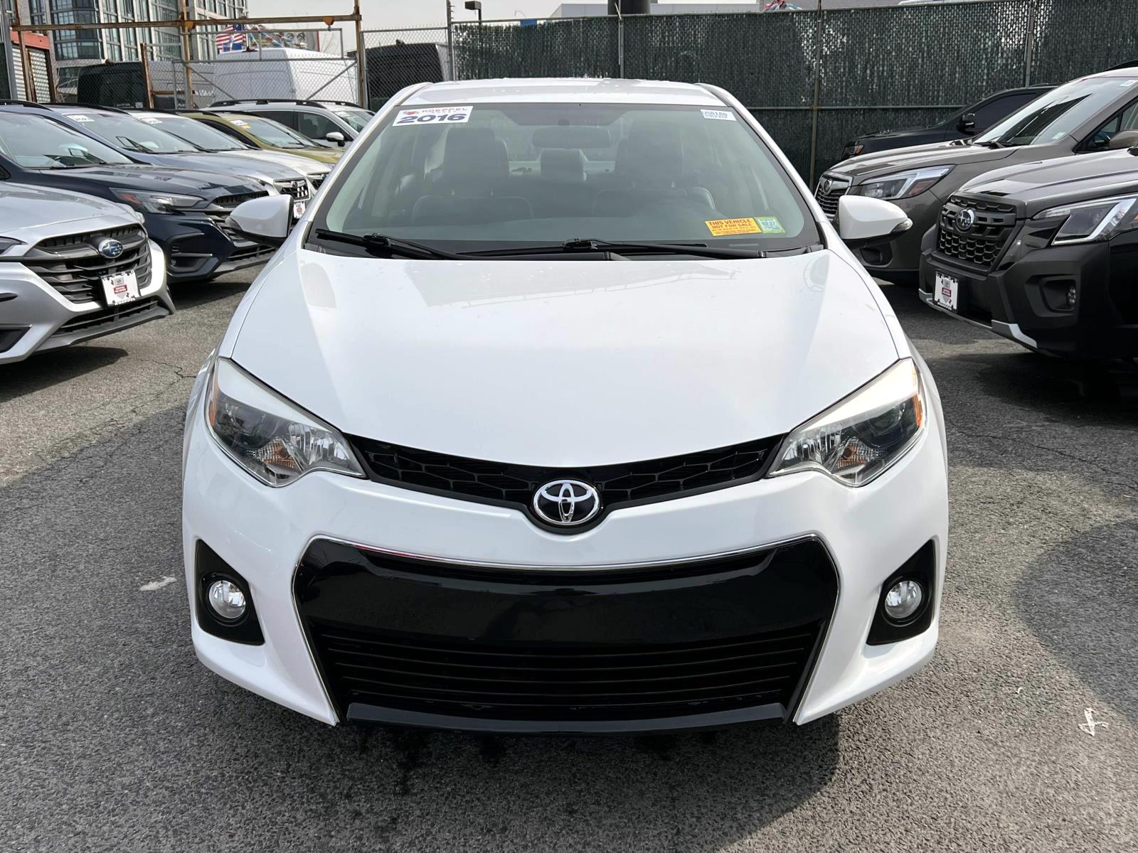 Used 2016 Toyota Corolla S Plus with VIN 2T1BURHE9GC744472 for sale in Long Island City, NY