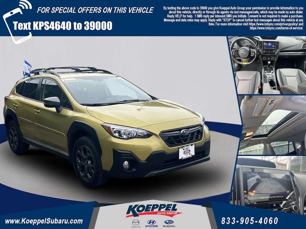 Certified 2023 Subaru Crosstrek Sport SUV