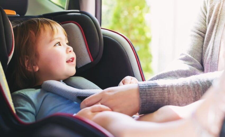 Child in car seat