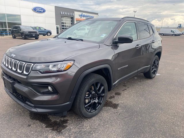 Used 2022 Jeep Compass Latitude Lux with VIN 3C4NJDFB3NT127855 for sale in Redwood Falls, Minnesota