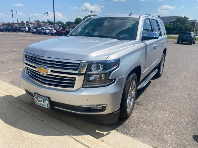 Used 2015 Chevrolet Tahoe LTZ with VIN 1GNSKCKC4FR115336 for sale in Redwood Falls, Minnesota