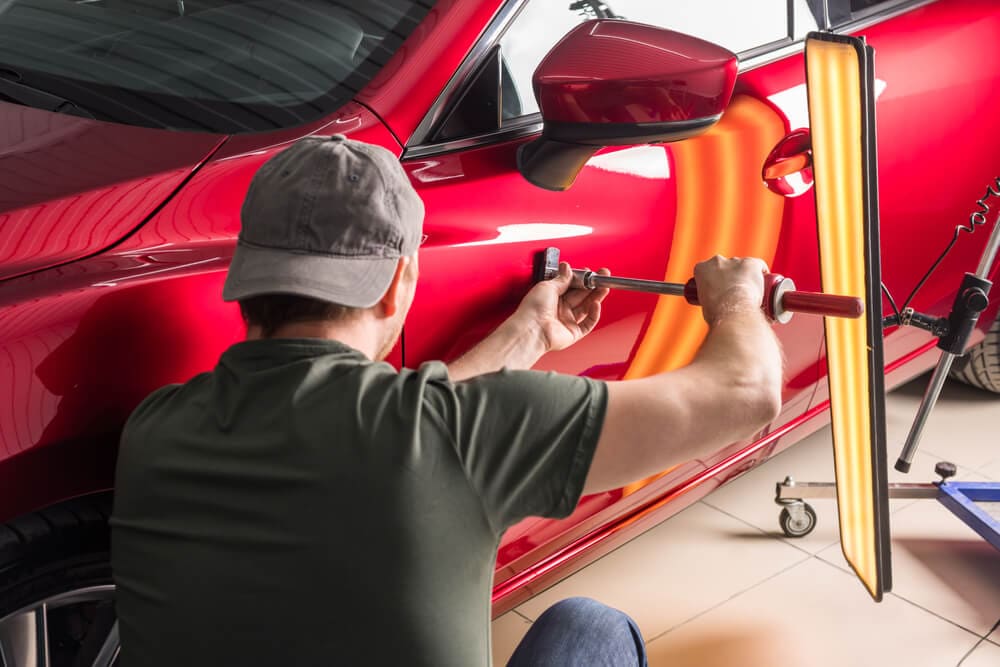 Paintless Dent Removal at Weelborg Ford, Redwood Falls