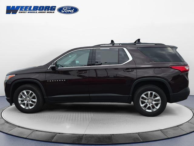 Used 2021 Chevrolet Traverse 1LT with VIN 1GNEVGKW1MJ186916 for sale in Redwood Falls, Minnesota