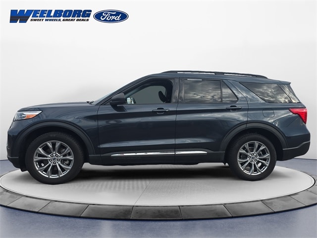 Used 2022 Ford Explorer XLT with VIN 1FMSK8DH9NGA46163 for sale in Redwood Falls, Minnesota