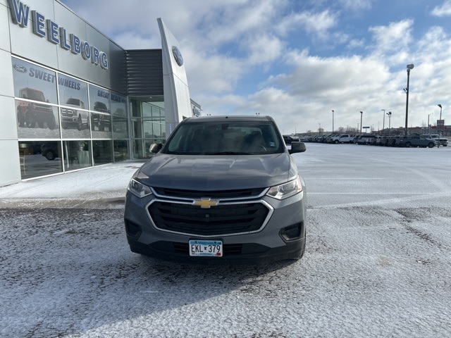 Used 2020 Chevrolet Traverse LS with VIN 1GNEVFKW4LJ218413 for sale in Redwood Falls, Minnesota
