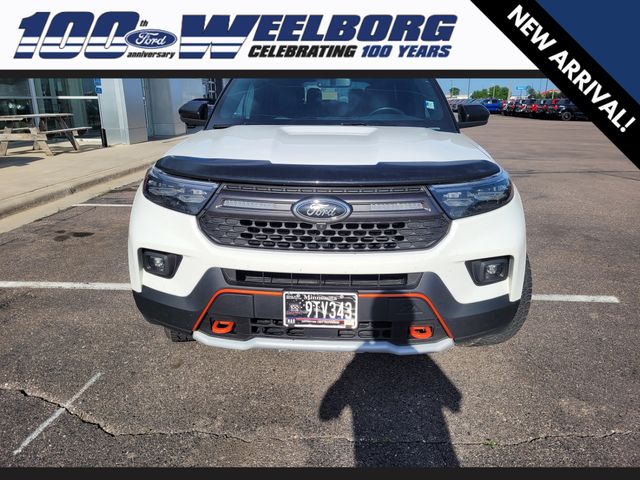 Certified 2022 Ford Explorer TIMBERLINE with VIN 1FMSK8JH5NGC46025 for sale in Redwood Falls, Minnesota