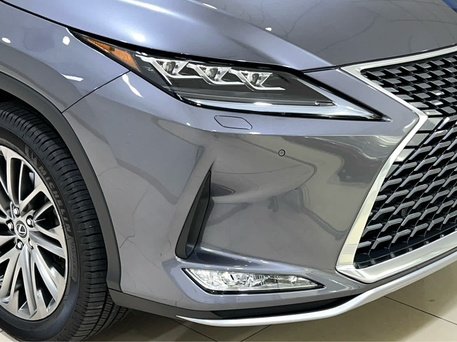 Used 2022 Lexus RX Hybrid 450h with VIN 2T2JGMDA8NC087794 for sale in Kokomo, IN
