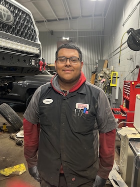 Staff member Angel Flores from 9f1643b738d2