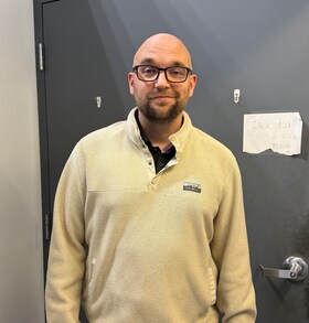 Staff member Brandon Hughes from 9f1643b738d2