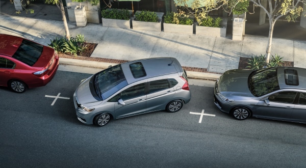 New Honda Fit parallel parking