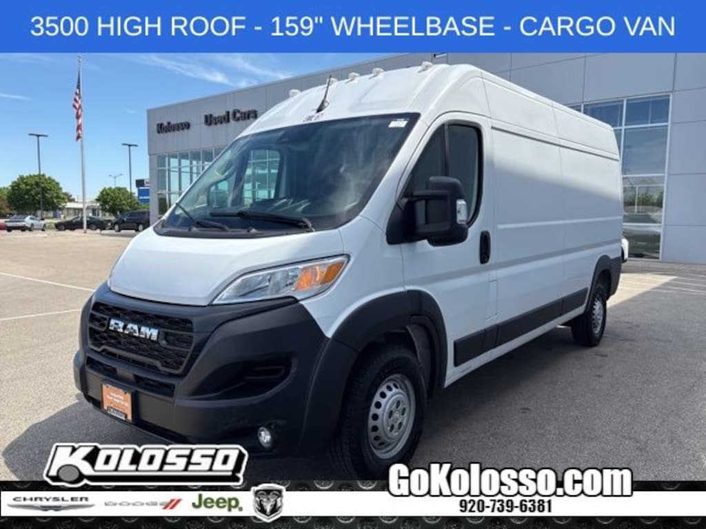 Used 2025 Ram Promaster 3500 High Roof Cargo Van