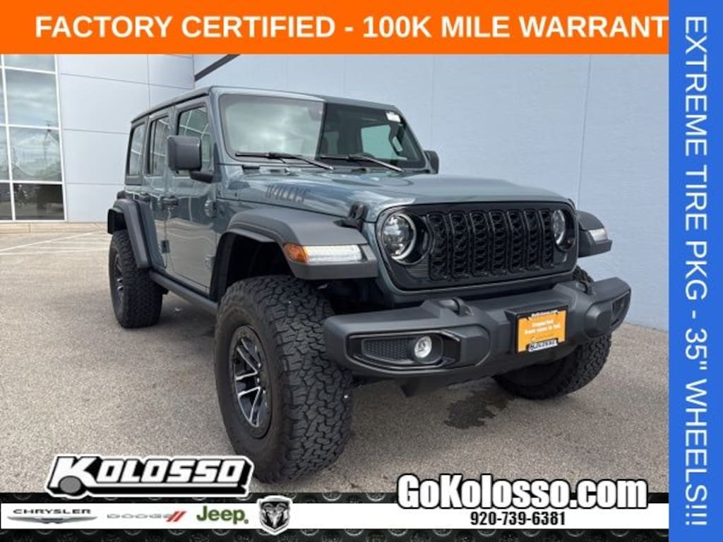 Certified 2025 Jeep Wrangler Willys SUV