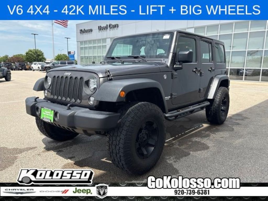 Certified 2017 Jeep Wrangler Unlimited Sport SUV