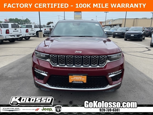 Certified 2024 Jeep Grand Cherokee Summit Reserve with VIN 1C4RJHEG4R8517163 for sale in Appleton, WI