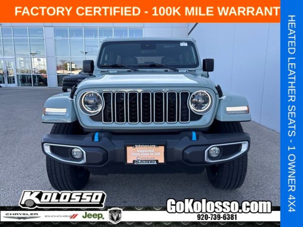 Certified 2024 Jeep Wrangler Sahara 4xe SUV