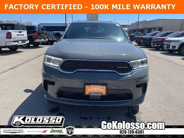 Certified 2024 Dodge Durango SXT with VIN 1C4RDJAGXRC249088 for sale in Appleton, WI