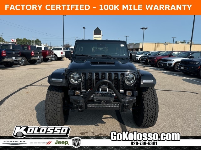 Certified 2021 Jeep Wrangler Unlimited Rubicon 392 with VIN 1C4JJXSJ4MW710957 for sale in Appleton, WI