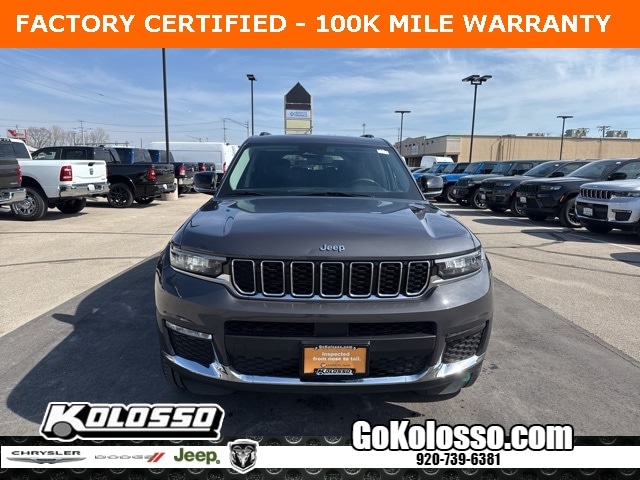 Certified 2023 Jeep Grand Cherokee L Limited with VIN 1C4RJKBG6P8886072 for sale in Appleton, WI
