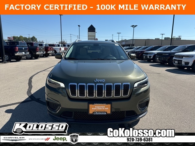 Certified 2020 Jeep Cherokee Latitude with VIN 1C4PJMCX6LD628704 for sale in Appleton, WI