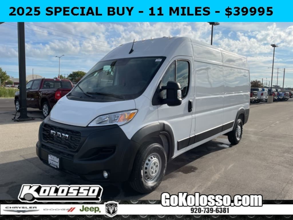 Used 2025 Ram Promaster 2500 159 WB High Roof High Roof Cargo Van