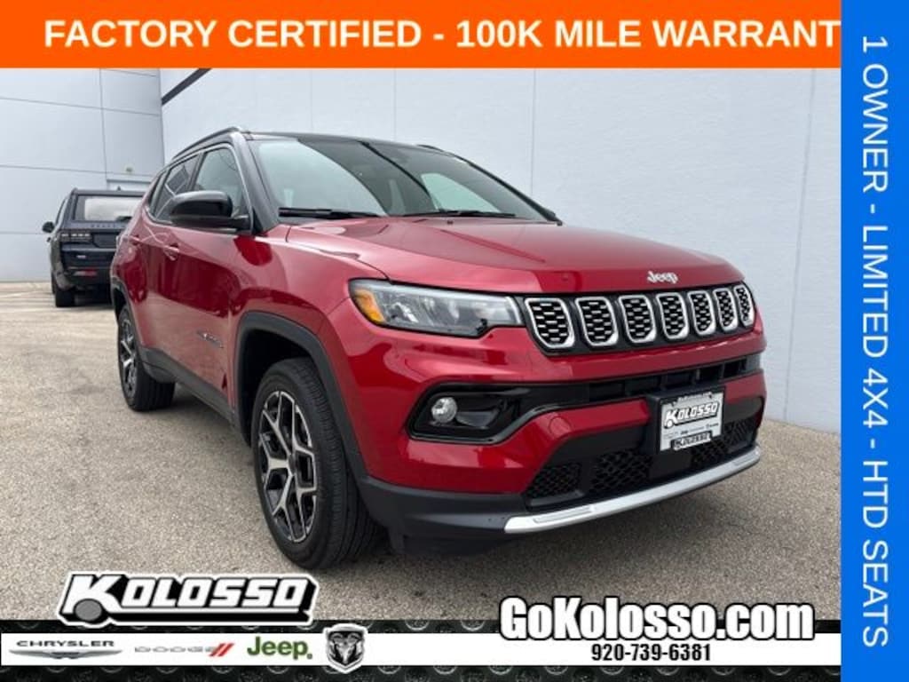 Certified 2025 Jeep Compass Limited SUV