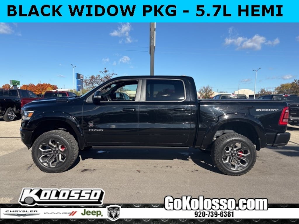 Certified 2021 Ram 1500 Black Widow Big Horn 4x4 Truck