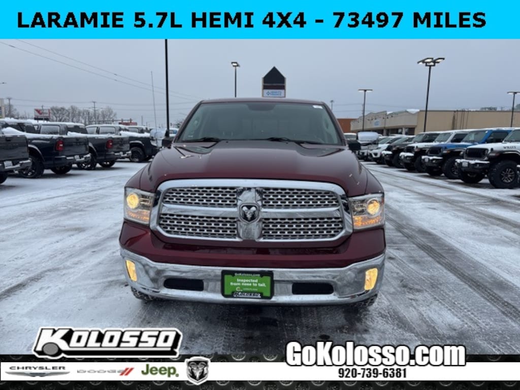 Certified 2018 Ram 1500 Laramie Truck